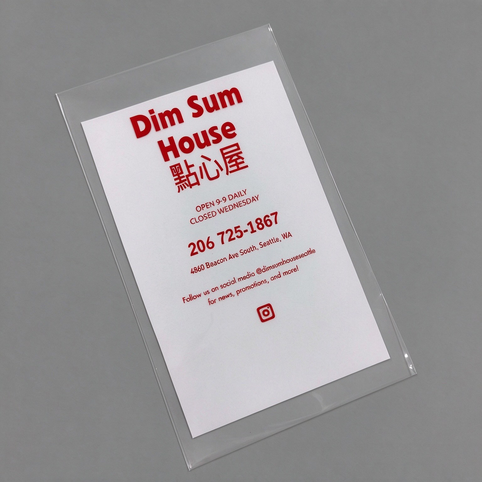 OPP自粘袋实拍 插页款